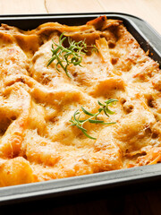 Traditional italian lasagne