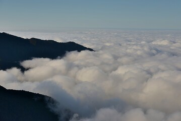 Mountain mist and clouds in the  Hsinchu ,Taiwan.