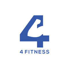 FITNESS 4 MODERN LOGO ARM DESIGN TEMPLATE