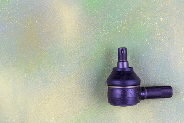Car spare parts, for various components and mechanisms used in the repair of cars on a colored...