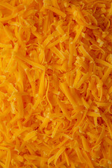 Shredded Sharp Cheddar Cheese background