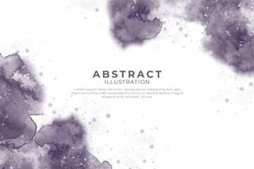 Abstract splashed watercolor textured background