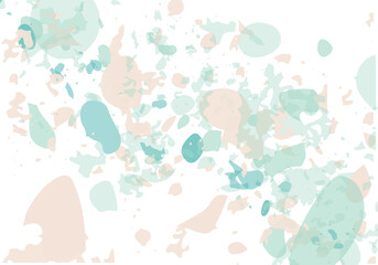 Terrazzo modern abstract template. Pink and blue