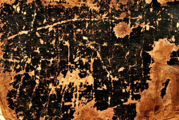 Old book cover, a surface of grunge cracked old book cover as background	