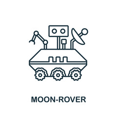 Moon-Rover icon. Line element from space collection. Linear Moon-Rover icon sign for web design, infographics and more.
