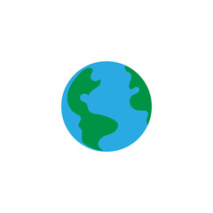 Earth icon design template vector isolated