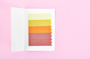 Set of multicolored sticker paper index.