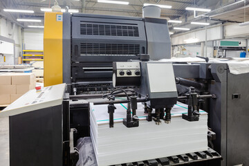 The equipment for a print in modern printing house