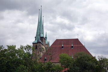 Fototapeta premium Severikirche in Erfurt