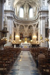 Obraz premium interior of the church