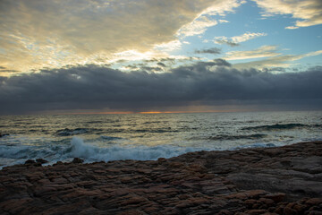 Obraz premium overlook of the ocean in Uvongu, Margate South Africa 