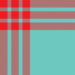 Plaid check pattern. Seamless fabric texture. Tartan textile print.