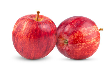 red apple isolated on white