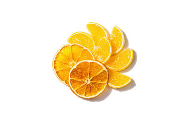 Lemon marmalade. Jelly candies in the form of slices.