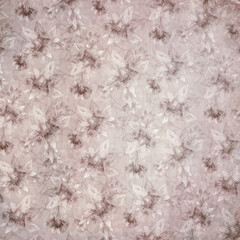 Grunge retro background with flowers. Floral background for scrapbooking, packaging, wrappers, postcards.