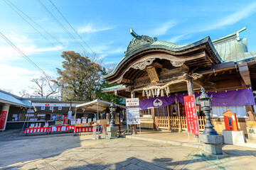冬の愛宕神社　福岡県福岡市 Atago Shrine in winter. Fukuoka-ken Fukuoka city