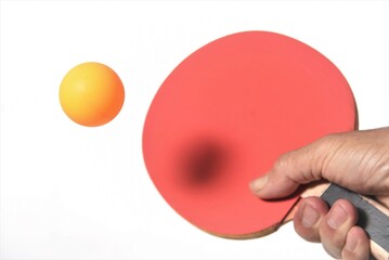 Obraz na płótnie Canvas table tennis gear isolated white background
