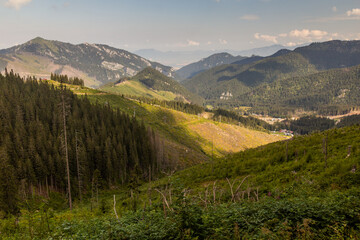 Landscape of Nizke Tatry mountains, Slovakia