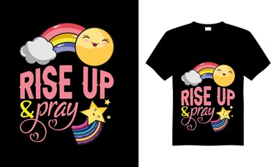 Rainbow T-shirt design