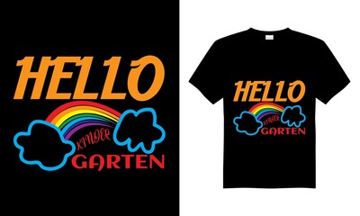 Rainbow T-shirt design
