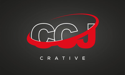 CCJ Letters Creative Professional logo for all kinds of business