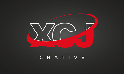 XCJ Letters Creative Professional logo for all kinds of business