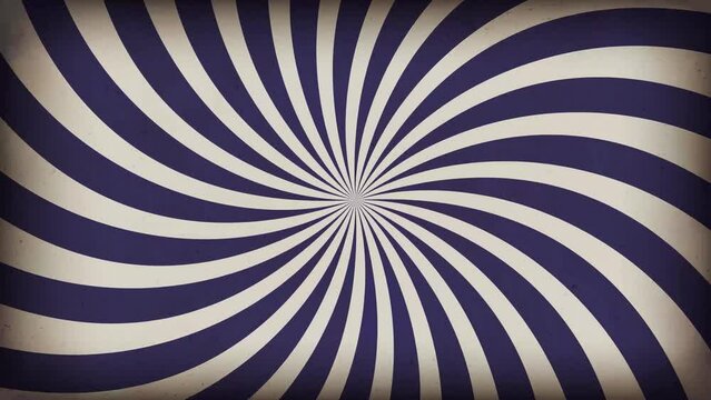 Swirling radial pattern rotating animation  ( vintage texture )