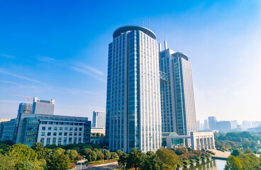 Urban scenery of Changzhou City, Jiangsu Province, China