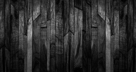 Dark and gray wood texture background surface with old natural pattern.