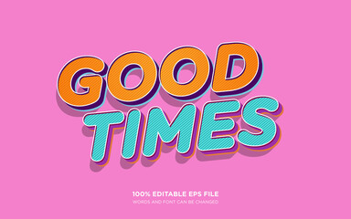 Retro Vintage 3D text style effect	