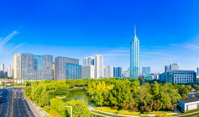 Urban scenery of Changzhou City, Jiangsu Province, China