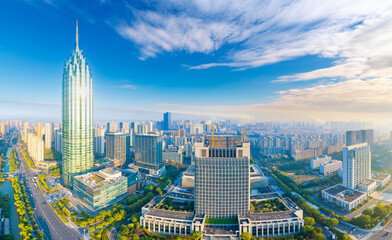 Urban scenery of Changzhou City, Jiangsu Province, China