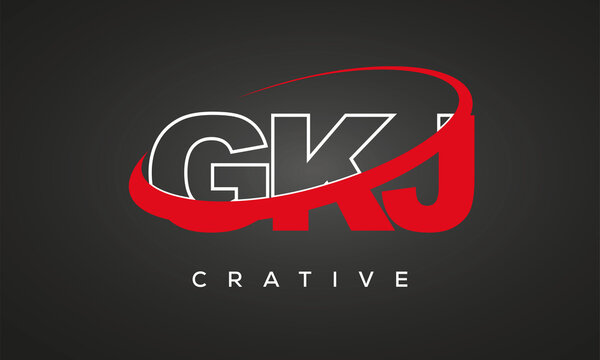 GKJ Letters Creative Professional logo for all kinds of business