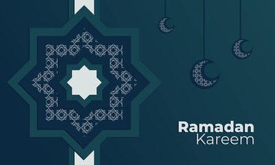 Islamic ramadan background illustration vector