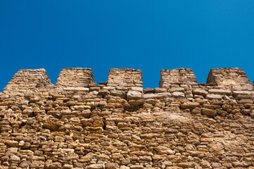 Old fortress against the sky. Historical place. For archive