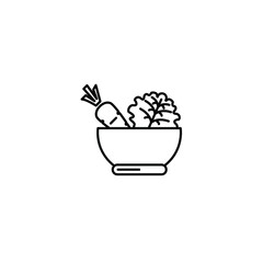 dietary fiber icons symbol vector elements for infographic web