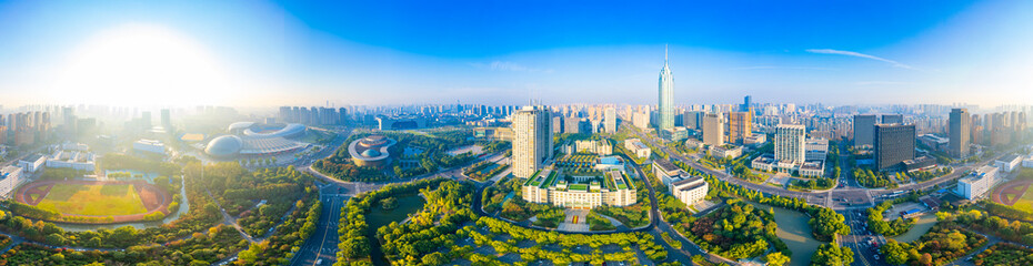 Naklejka na ściany i meble Urban environment of Changzhou, Jiangsu Province, China
