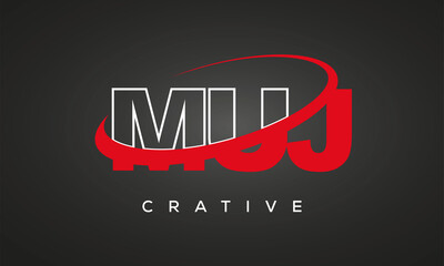 MUJ Letters Creative Professional logo for all kinds of business
