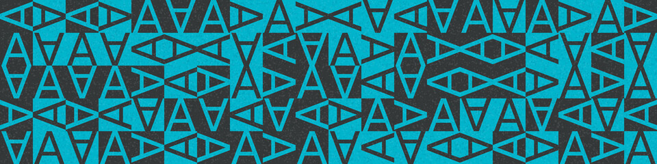 Fototapeta premium Abstract Geometric Pattern generative computational art illustration