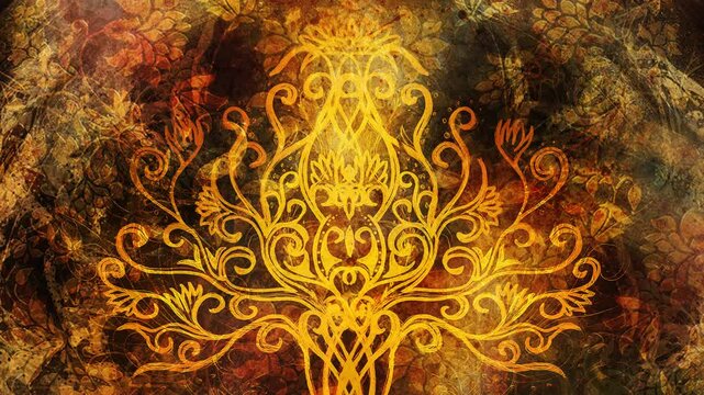 tree of life symbol on structured background, yggdrasil.