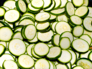 slices of zucchini