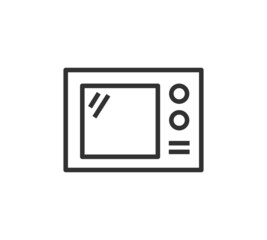 Microwave Oven icon from household collection. Simple line Microwave Oven icon for templates, web design and infographics
