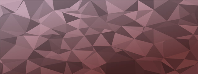 low poly abstract background. dark natural colors chaotic triangles of variable size and rotation. Minimalist layout for business card landing page wallpaper website brochure. Trendy vector eps10