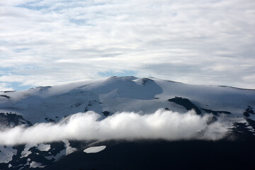 Fototapeta na wymiar Gipfel des aktiven Vulkans Hekla