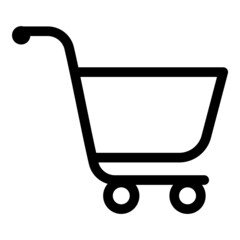 Basket Flat Icon Isolated On White Background