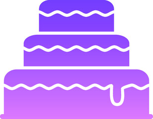 Cake Glyph Gradient 