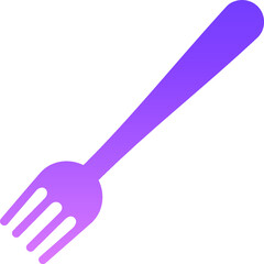 Fork Glyph Gradient 