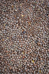 
Lentils, texture of a bunch of lentils close up. Food texture photography