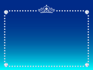 ティアラ付きダイヤモンドのフレーム © e-Lemon