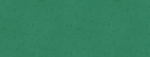 Emerald green recycling paper texture. Panoramic background. 